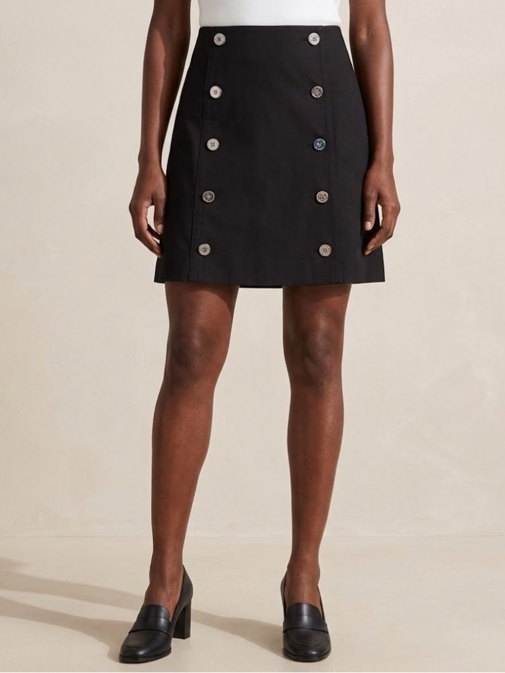 Michael Kors Double-Breasted Sailor Mini Skirt | Size 4